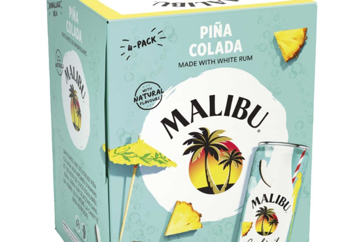 Malibu Pina Colada (4 x 355 ml Cans)