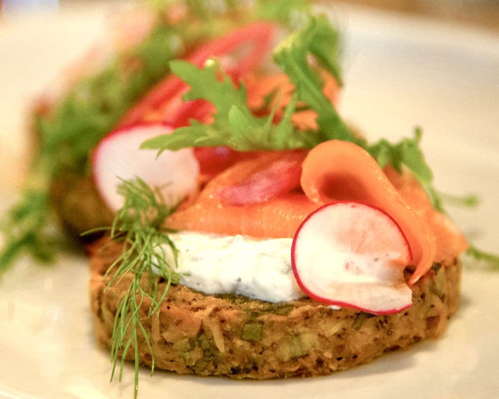 Latkés au saumon fumé / Latkes with Smoked Salmon