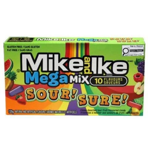 Mike& Ike Mega Mix Sour Box 120g