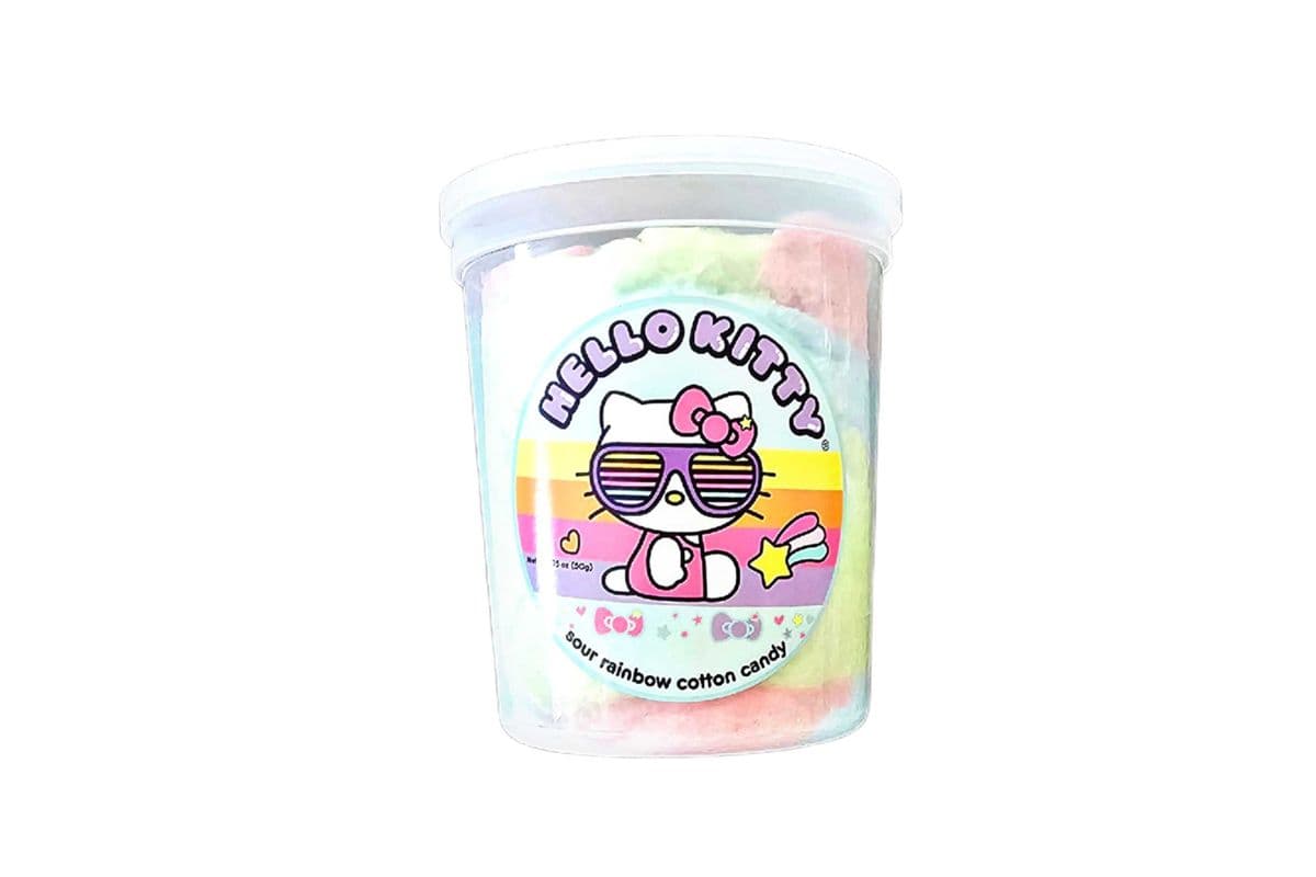 Hello Kitty Sour Rainbow cotton candy