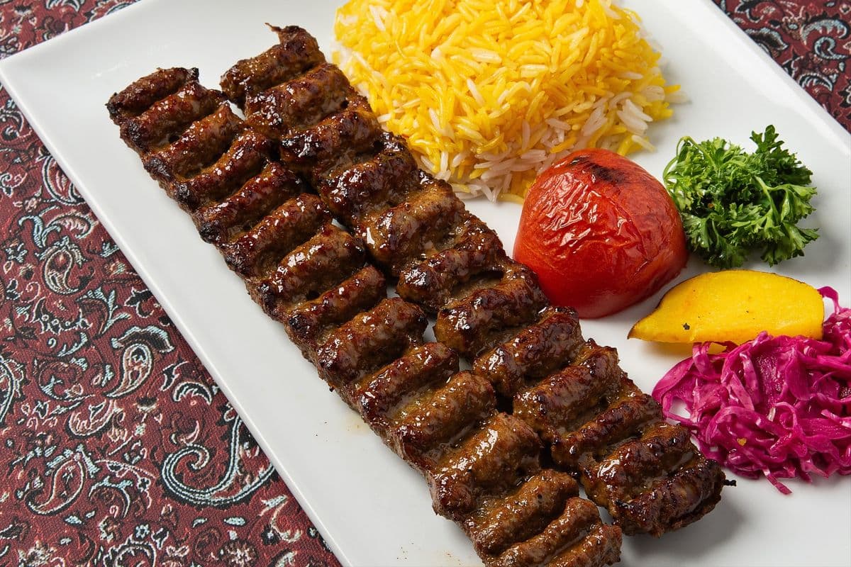 Ground Beef( Loghmeh) Kebab Platter