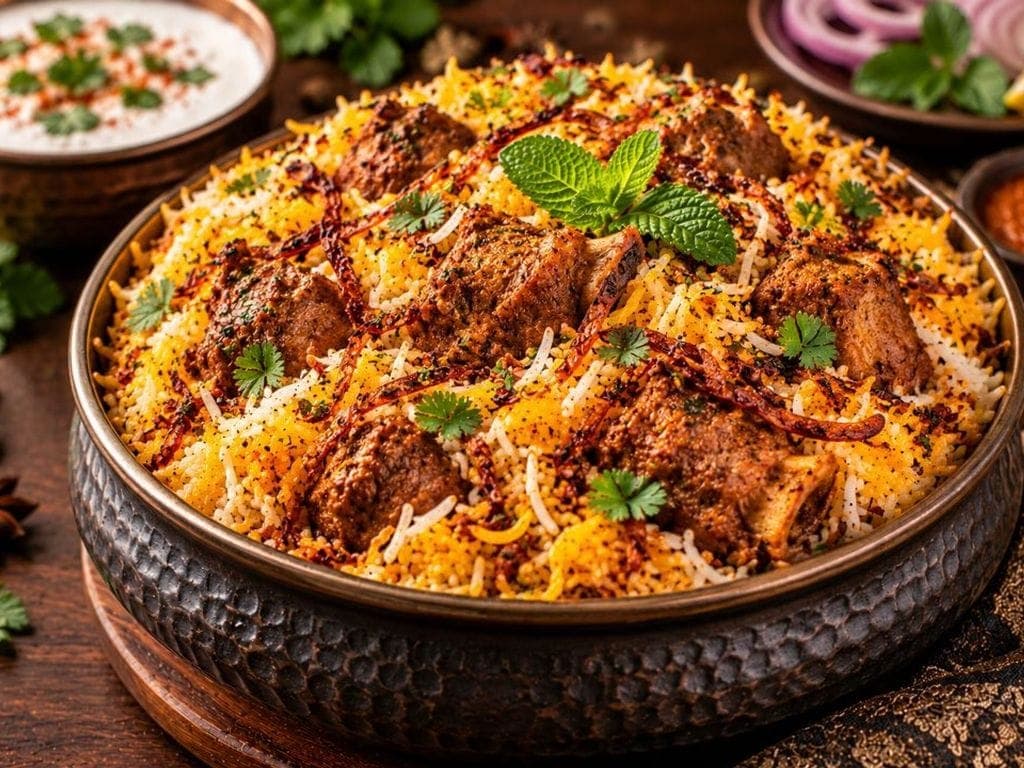 Lamb Biryani.