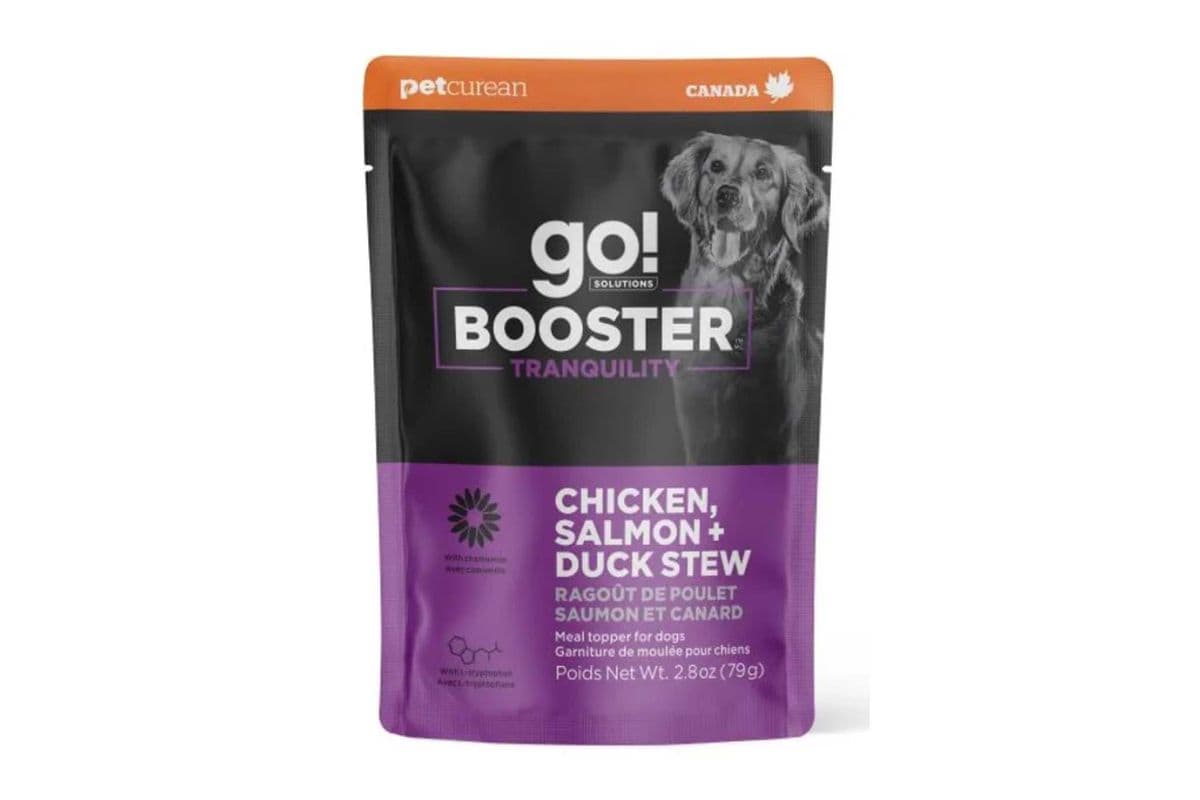 Go! Booster Tranquility Chicken, Salmon And Duck Stew Meal Topper Dog (2.8 oz)