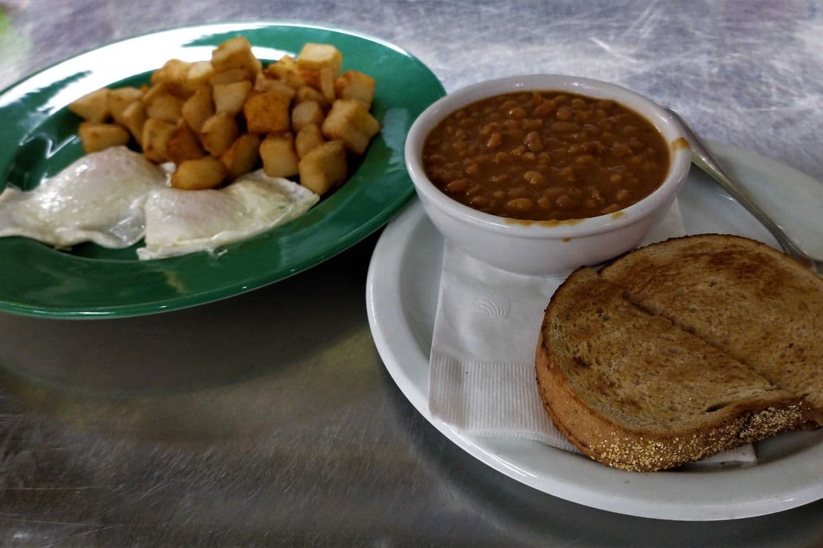 Breakfast Special with Baked Beans