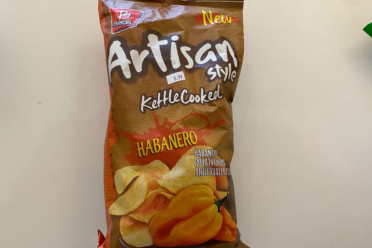 Barcel Artisan kettle cooked Habanero chips (227g)