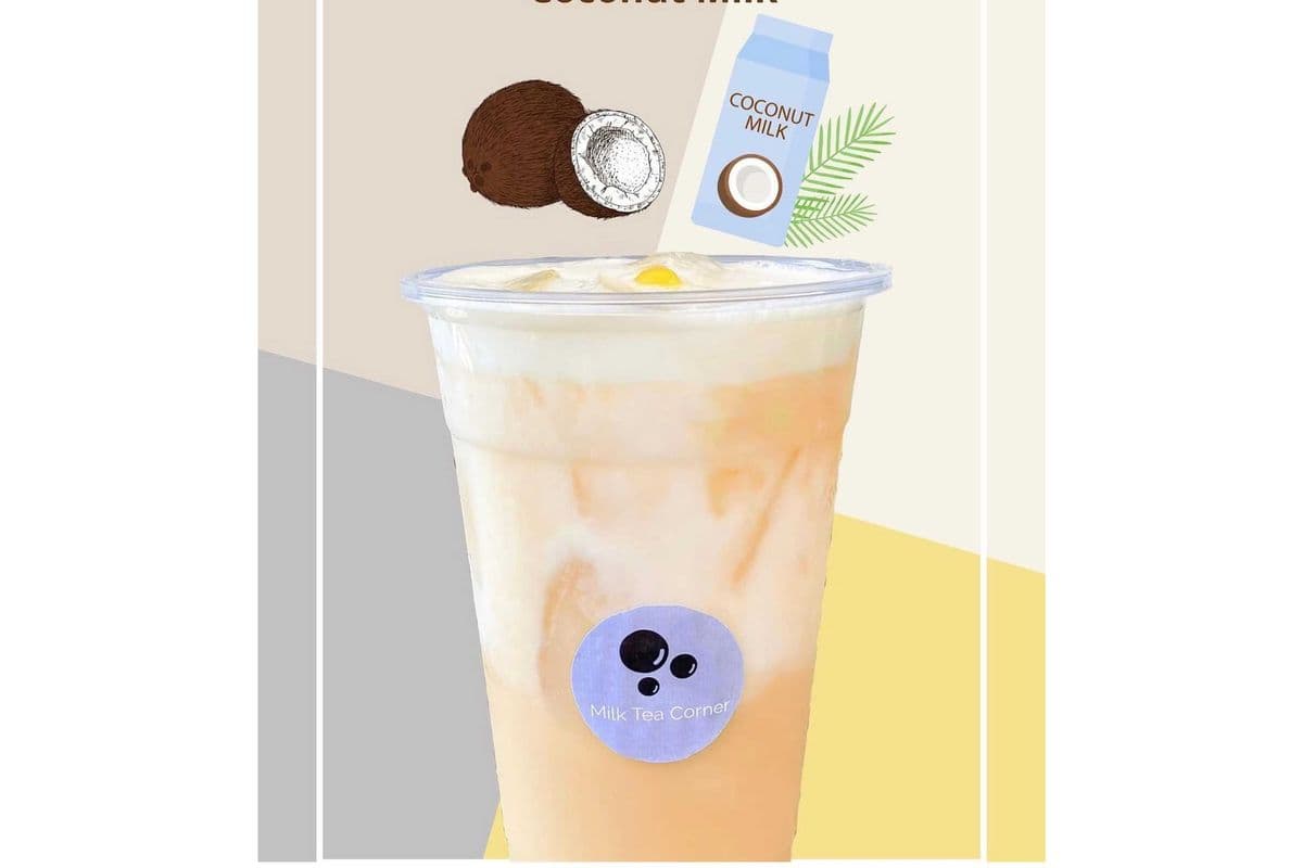 Iced Mango Passionfruit with Coconut Milk