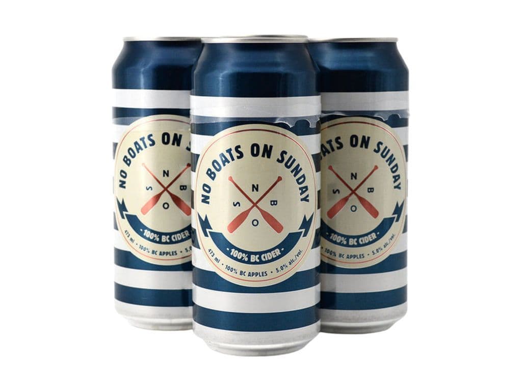 No Boats On Sunday - BC Cider 4pk