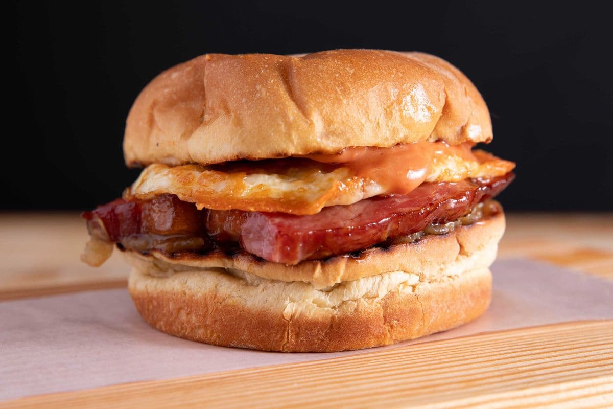 Bacon Slab Breakfast Sandwich