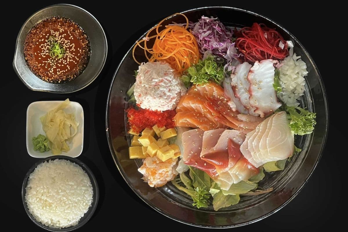 Spicy Deluxe Chirashi Donburi