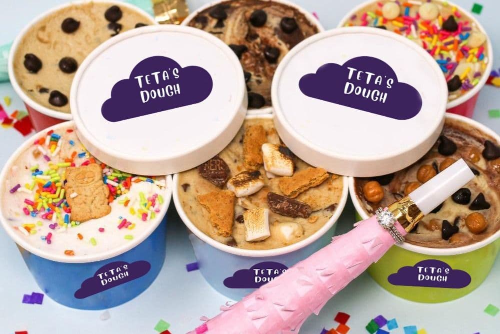Bridesmaid Proposal Edible Cookie Dough 6 Pack / Lot de 6 pâtes à biscuits comestibles pour demoiselle d'honneur