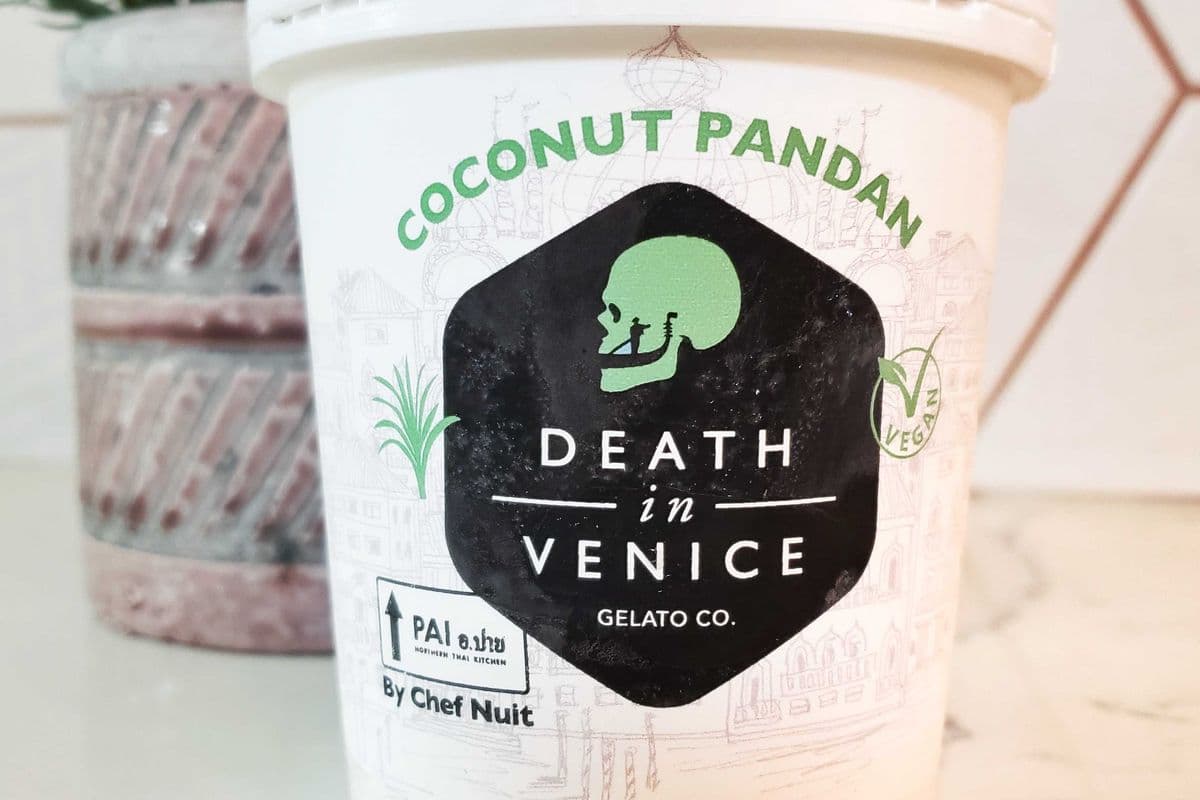 Coconut Pandan Gelato - Death In Venice Gelato with By Chef Nuit
