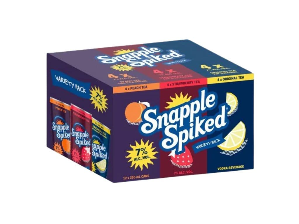 Snapple - Spiked Variety Pack Can 7% (12x341ml)