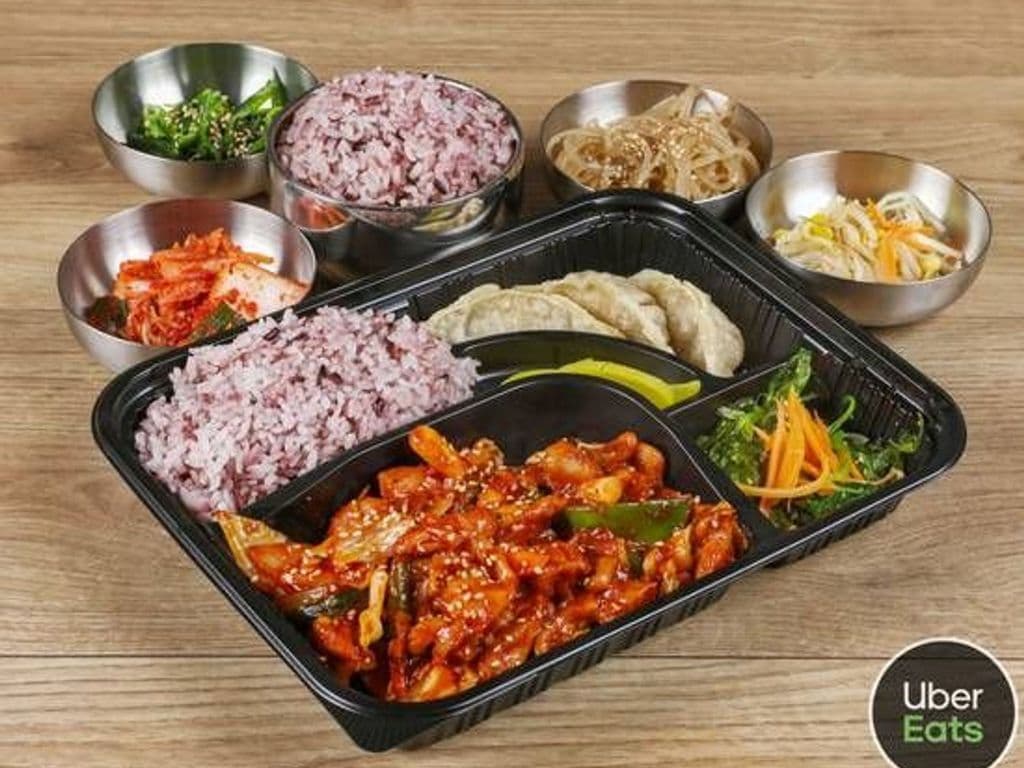 Spicy Chicken Meal (韩式辣鸡肉便当)
