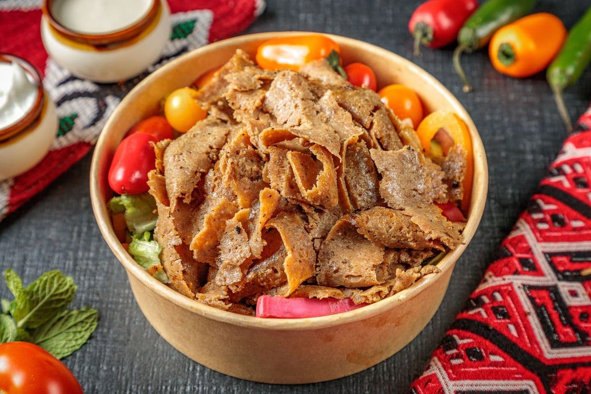 Beef Donair Salad Bowl