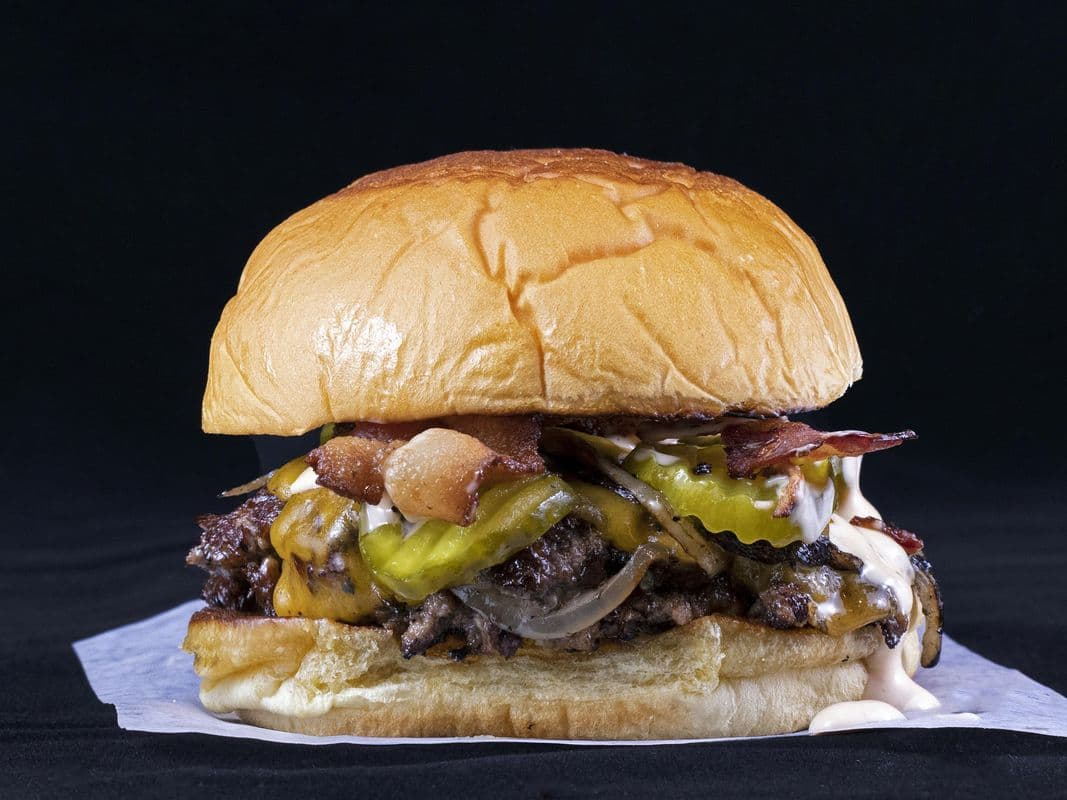 "Bacon Cheddar" Smash