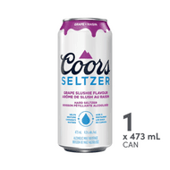 Coors Seltzer Grape Slushie (1 Can x 473 mL)