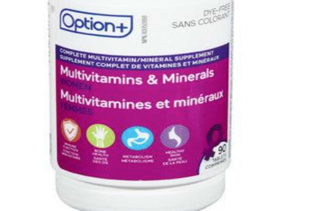 OPTION+ MULTIVITAMINS AND MINERAL WOMEN TABLETS 90 PACK (90 TABLETS)