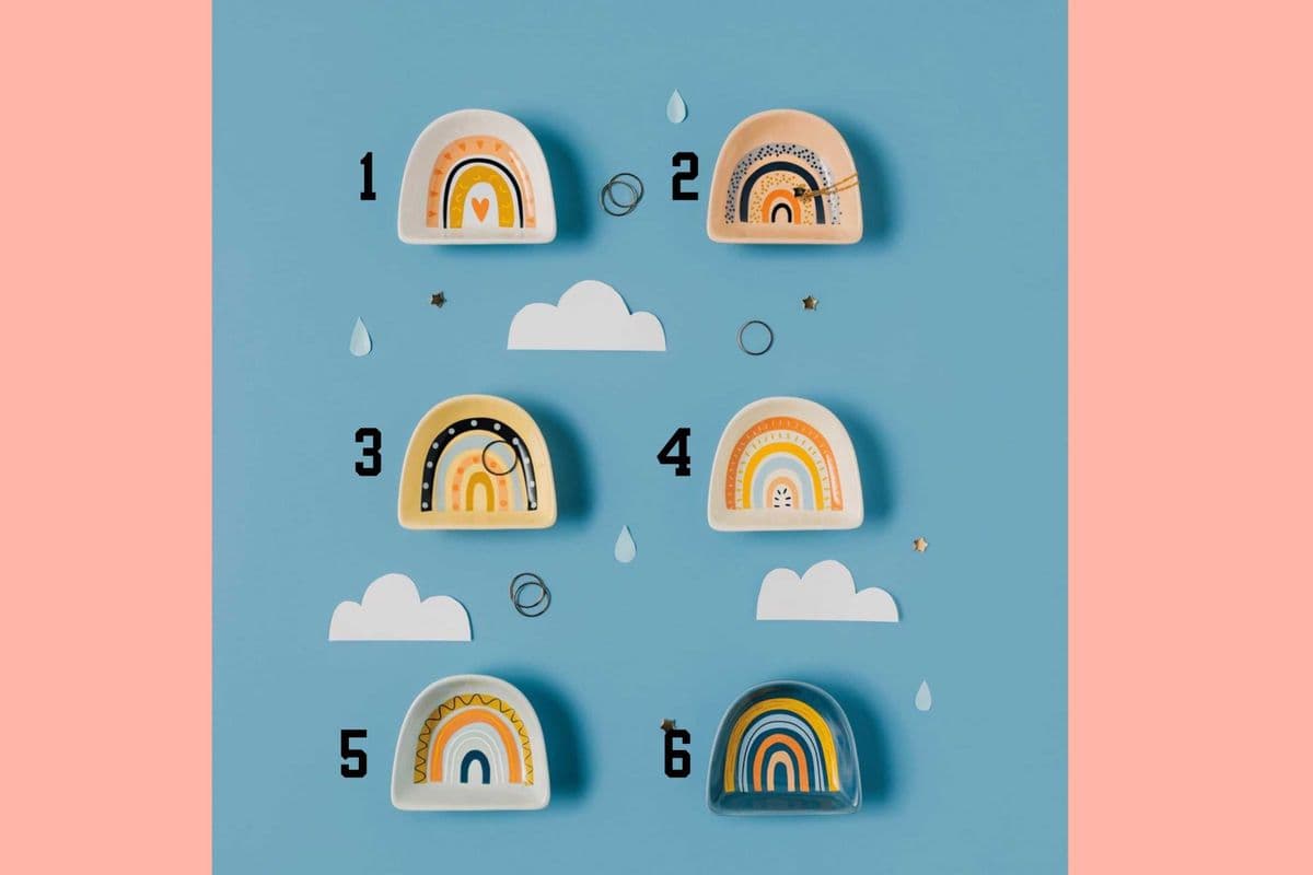Rainbows Shaped Pinch Bowl (1pc)
