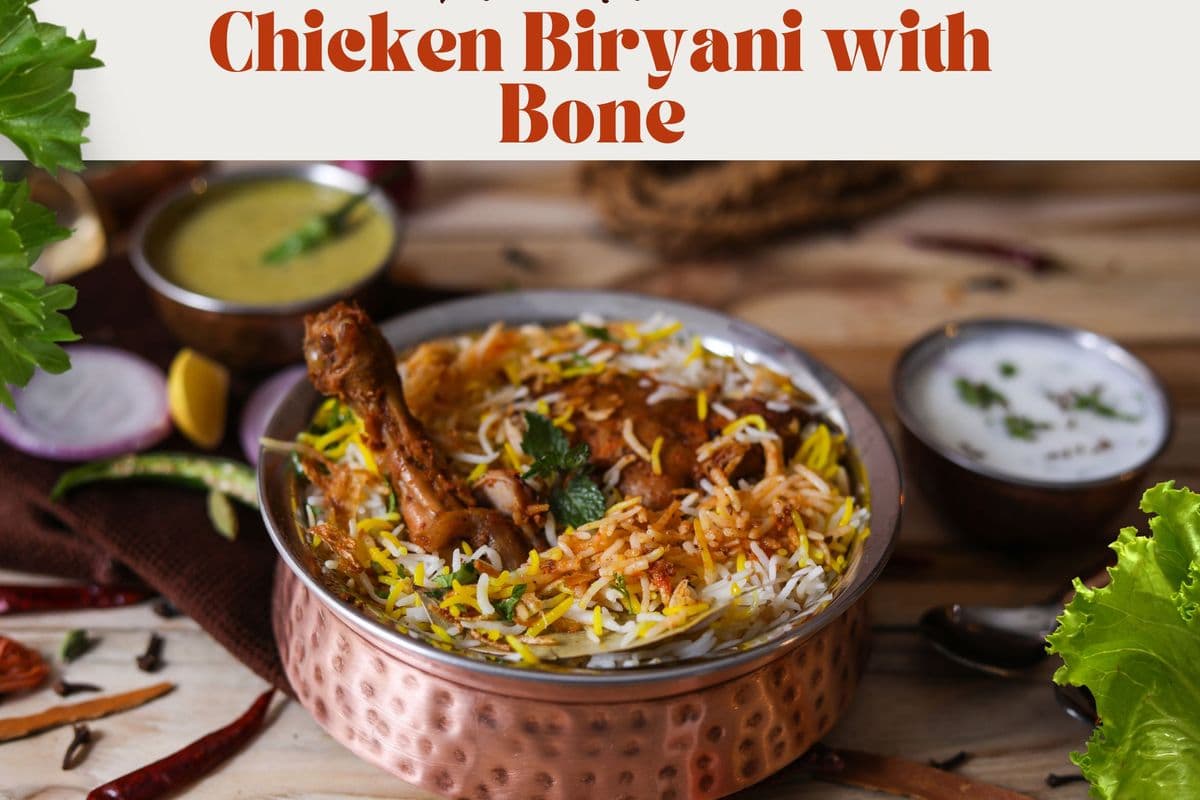 Chicken Biryani with bone