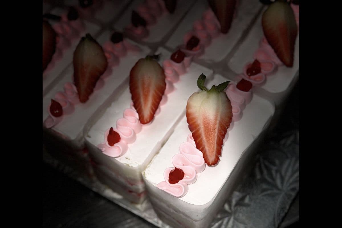 Strawberry pastry