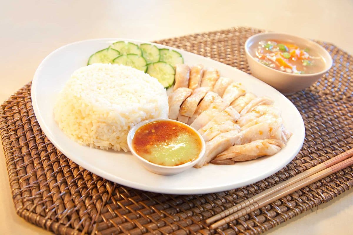 Regular Hainanese Chicken with Rice