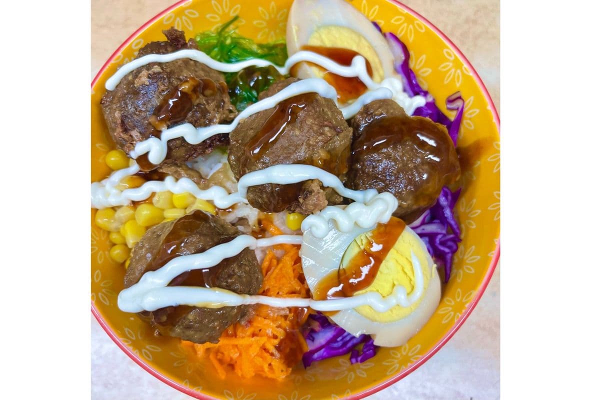Japanese Meatball Power Bowl