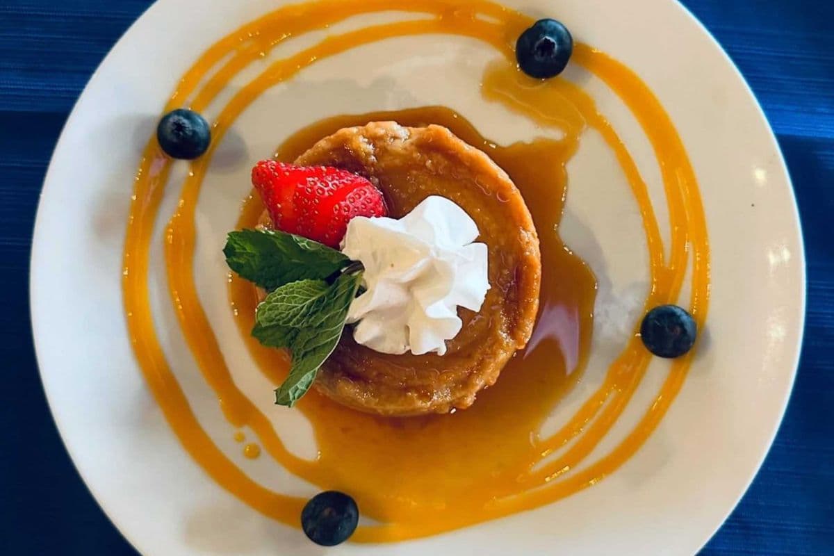 Strawberry Flan