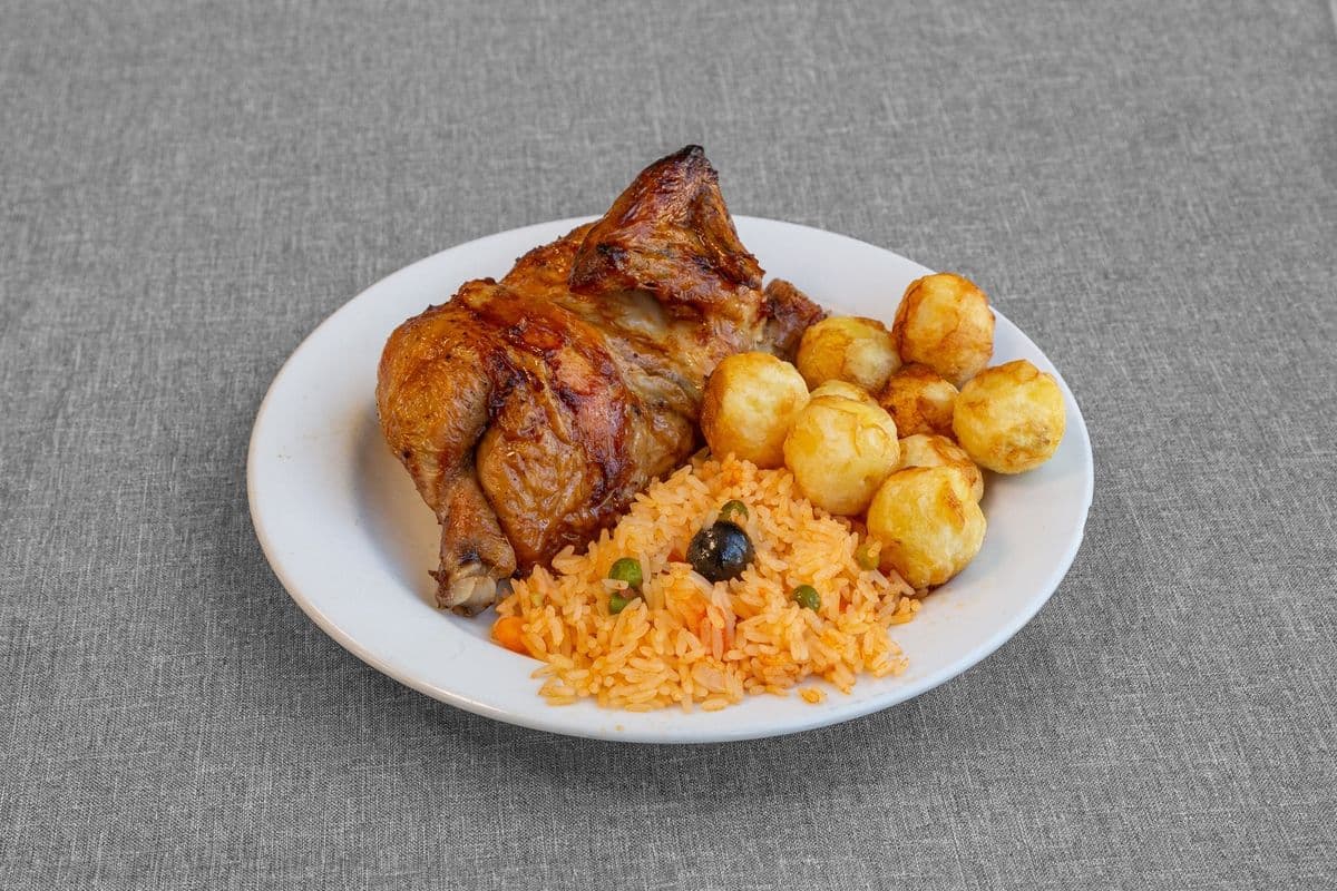 Half Rotisserie Chicken Dinner