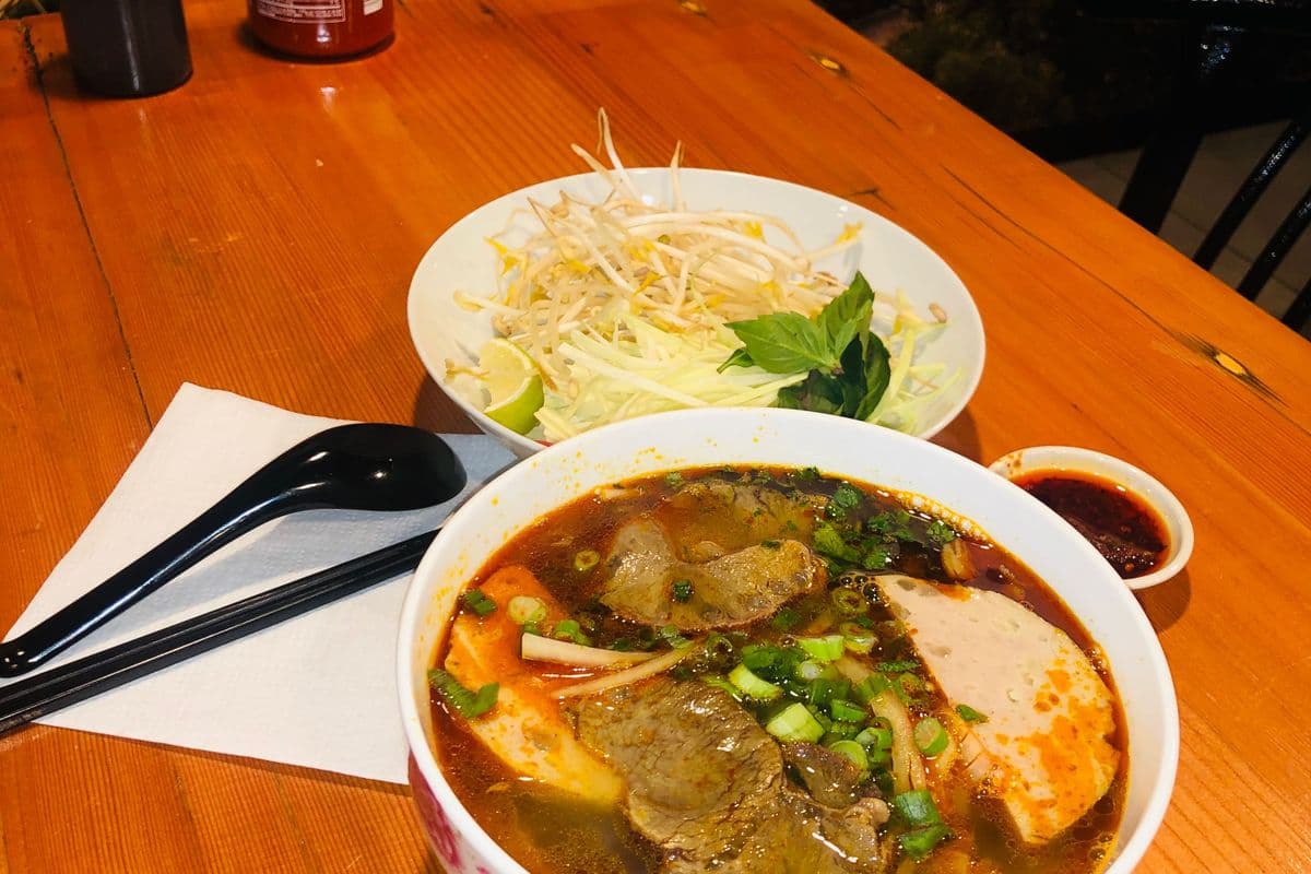 16. Spicy Noodle Soup (Bun Bo Hue)