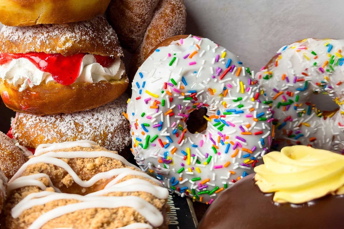 Vanilla Sprinkle Donut