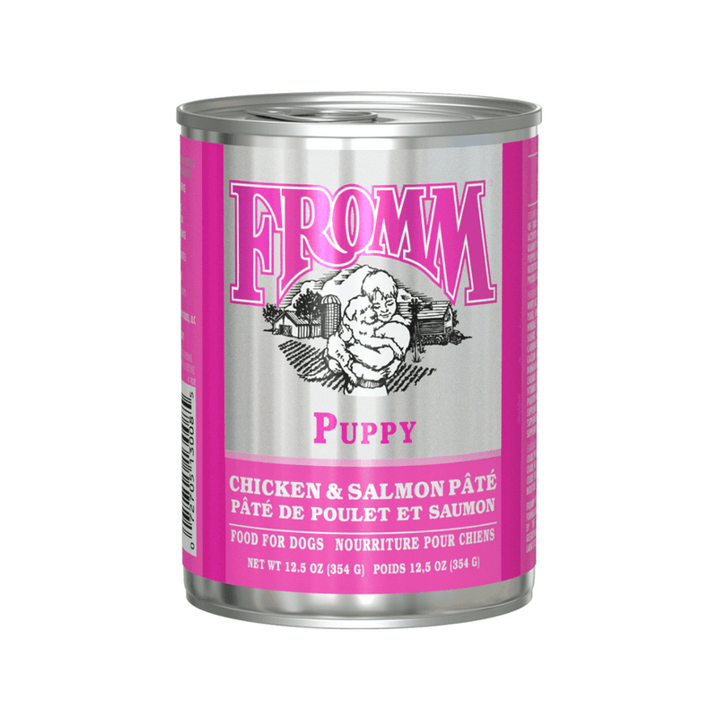 Fromm Wet Dog Food - Classic Puppy Chicken & Salmon Pate Canned (12.5 oz)
