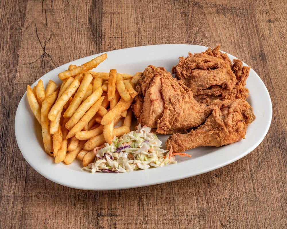 3pc Karachi Broast (With Fries and Cole)