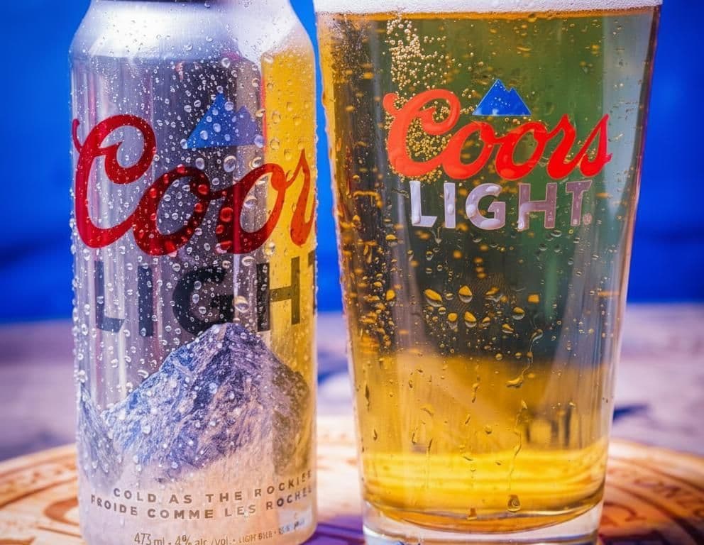 COORS LIGHTS , 473ML can beer (4.0% ABV)