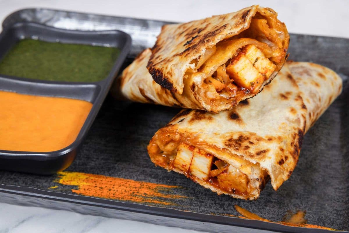 Schezwan Paneer Frankie