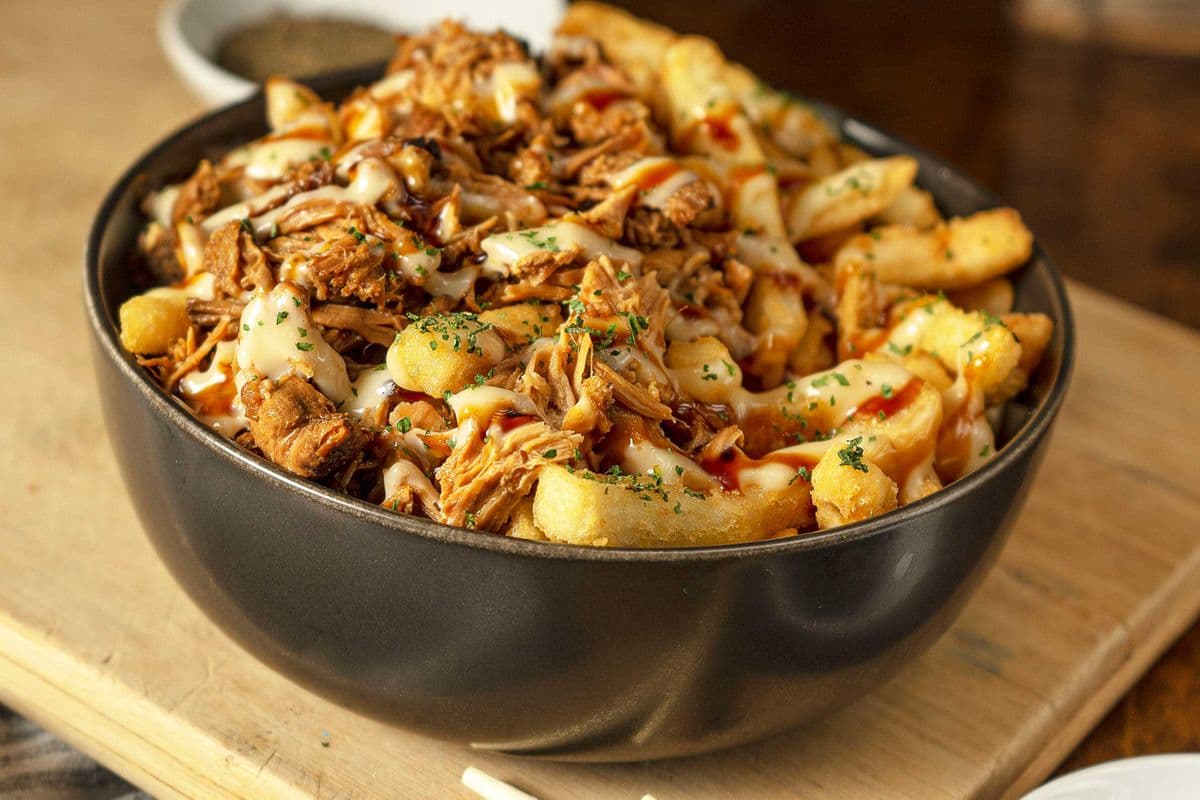 Crazy Fries with Braised Pork Combo