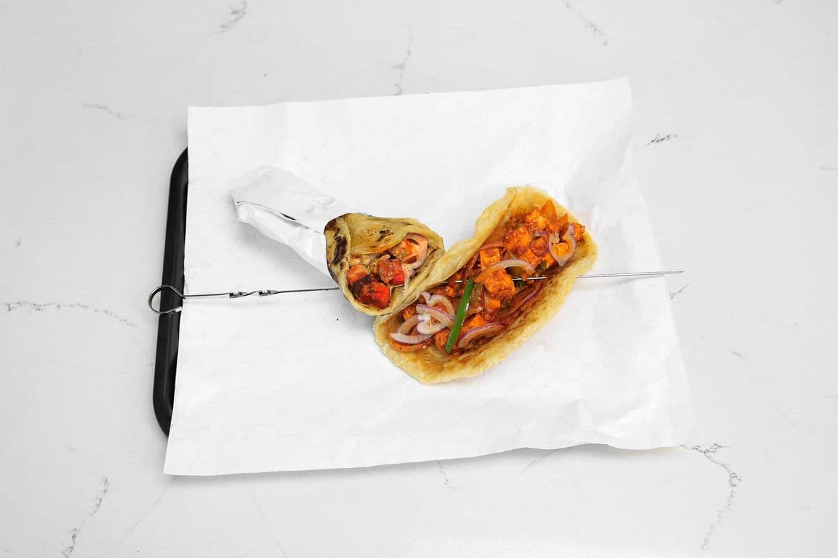Tandoori Paneer Kathi Roll + FREE MASALA FRIES