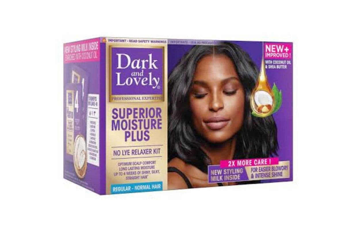 Dark and Lovely - Superior Moisture Plus No Lye Relaxer Kit Regular