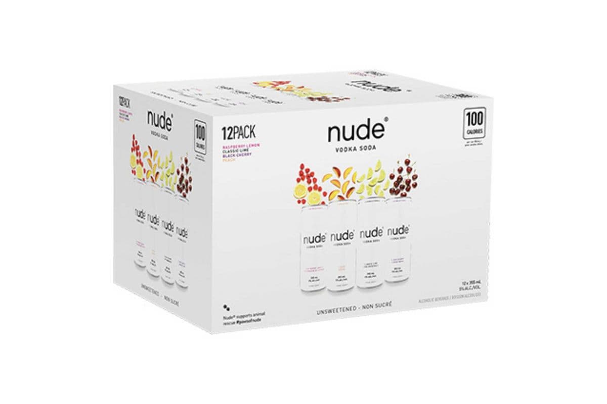 Nude Vodka Soda Mixer Pack (12 Cans) (12 x 355ML)