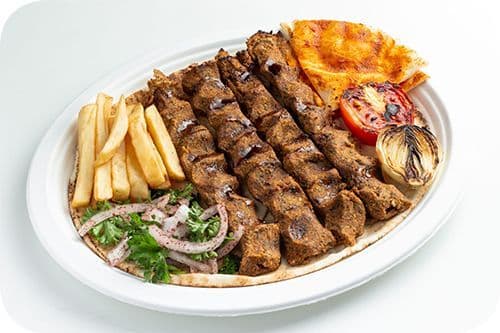 Kibbeh on Skewer Meal