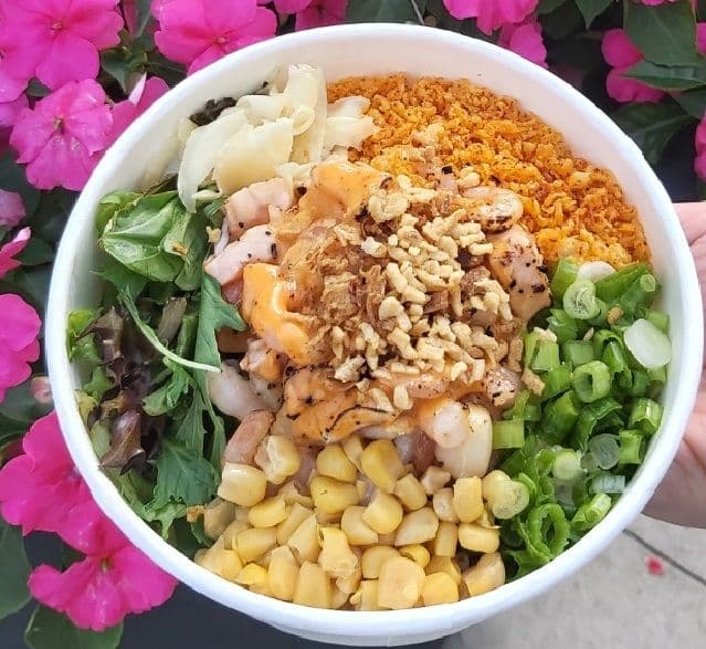 Aburi Poke with Four Protein