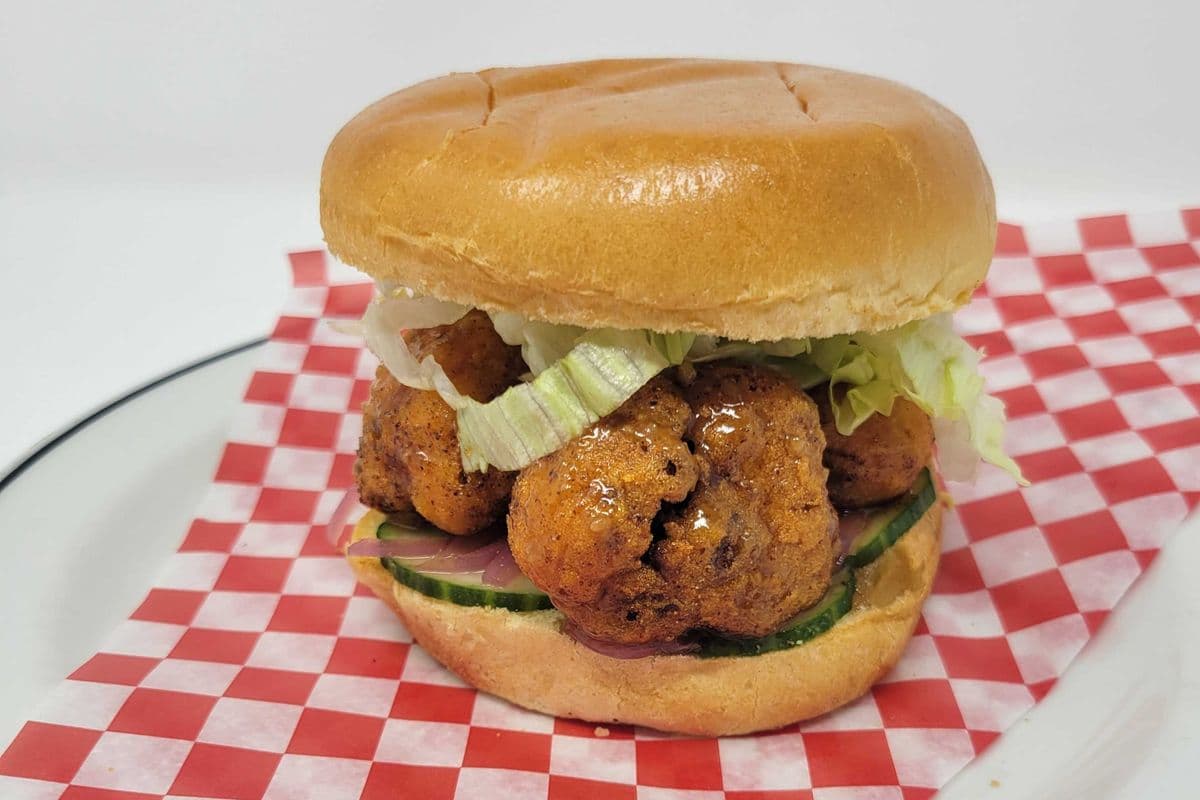 Honey Hot Cauliflower Sandwiches