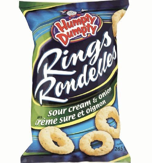 Humpty Dumpty Rings Sour Cream and Onion 265g