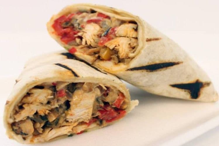 Suya Chicken Wrap