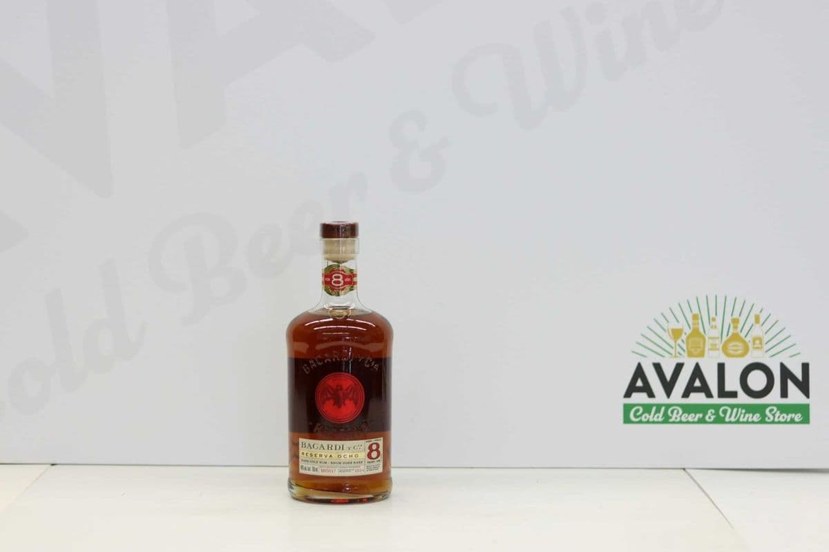 Bacardi 8yr Reserva Gold Rum 750ml (1 x 750ml)