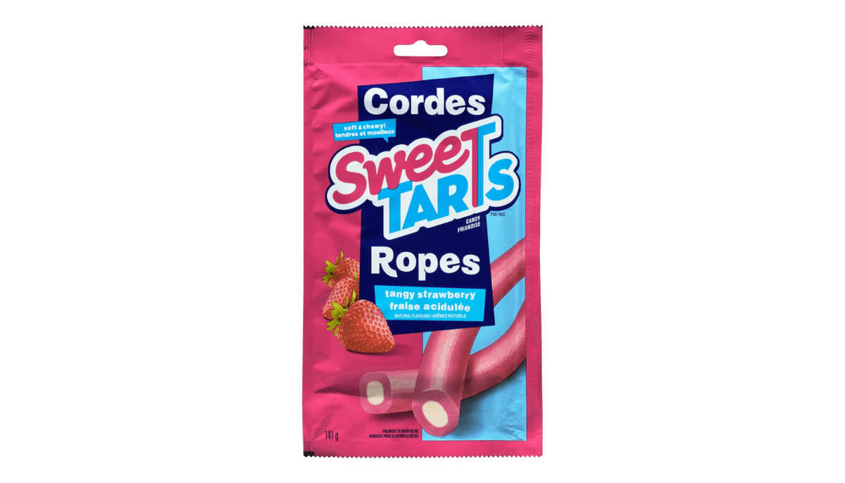 Sweetart Ropes Fraise Acidulée / Tangy Strawberry 141g