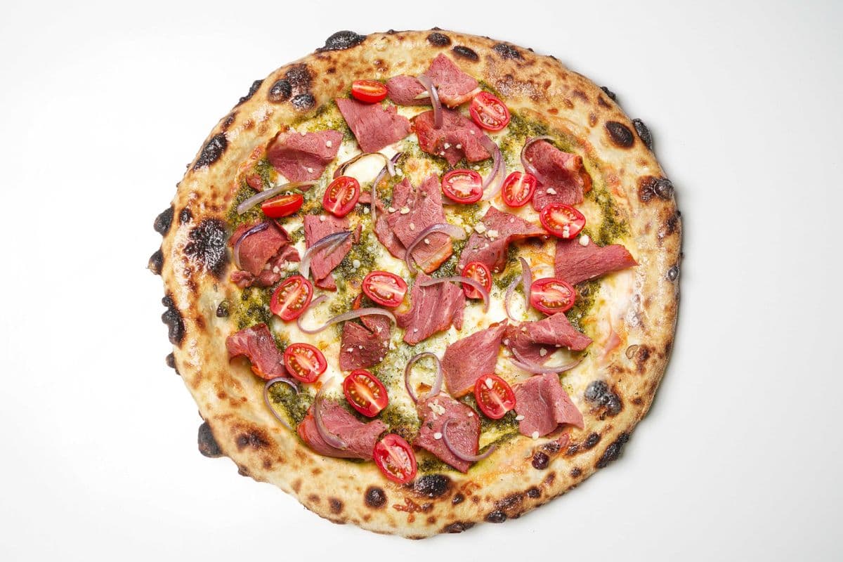 14" Pastrami Di Manzo Meat Pizza
