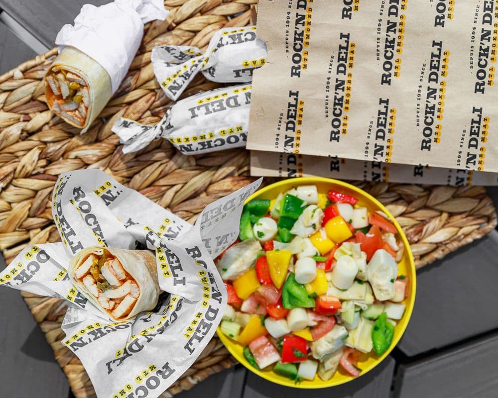 Wrap and Salad Combo