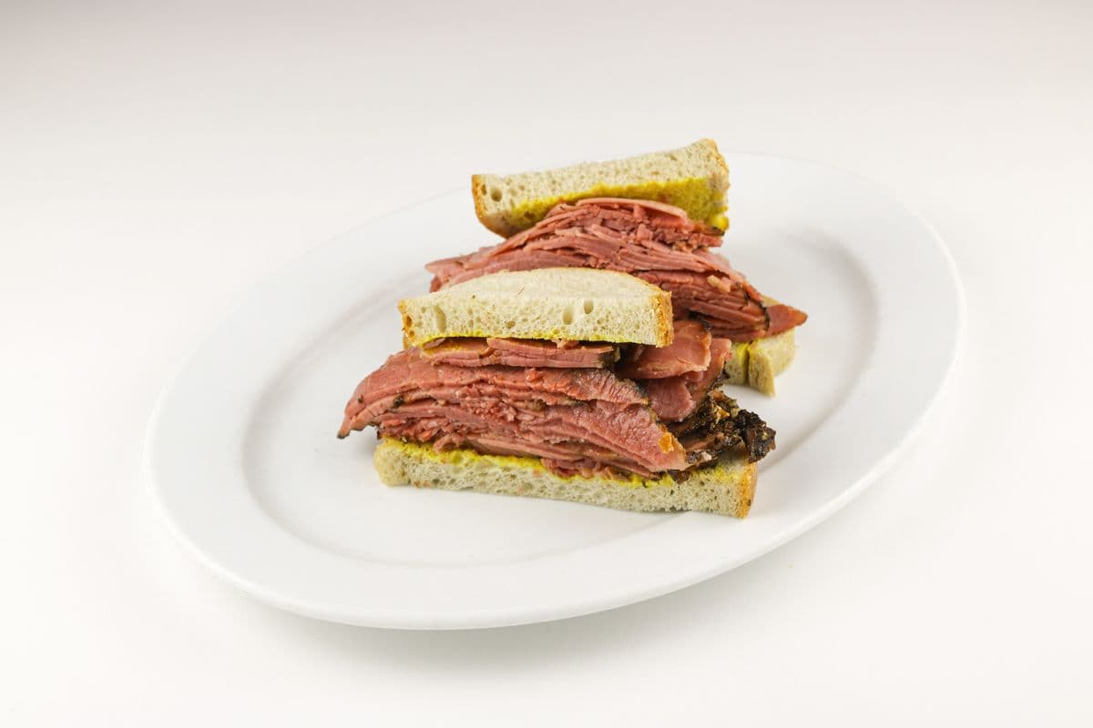Sandwich viande fumée