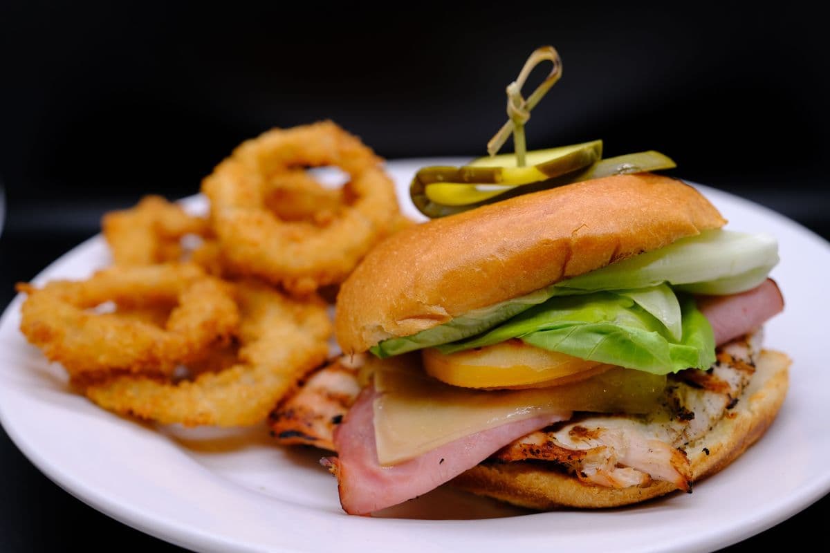 Chicken Cordon Bleu Burger