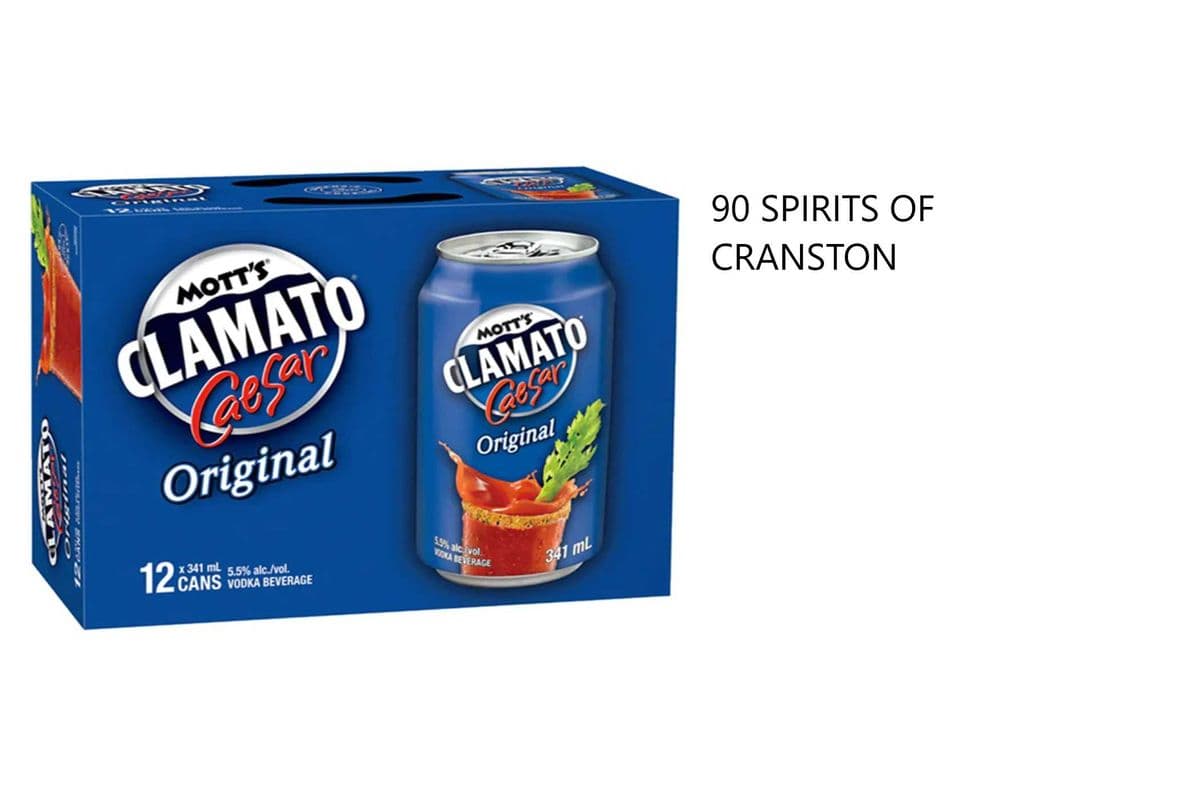 MOTT'S CLAMATO CAESAR ORIGINAL 12 CANS (1 x 12x341ML)